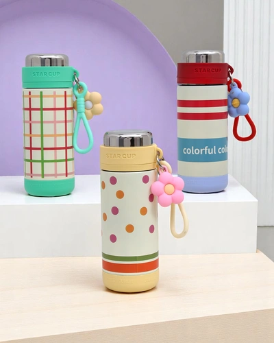 Royalfashion Thermal mug thermos with tag Keep Young