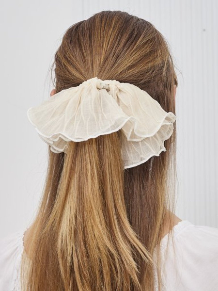 Royalfashion Hair scrunchie with frills Frillia