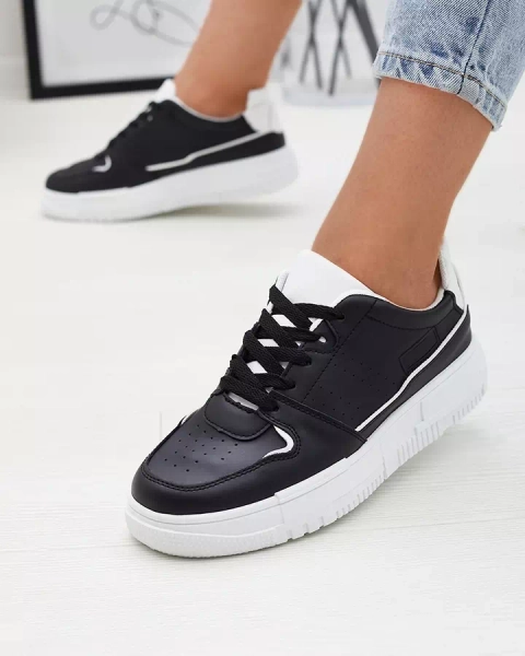 Women's sports sneakers in black Hellar - Footwear
