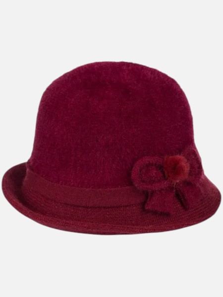 Miss Grace Women's Bowler Hat with Decoration