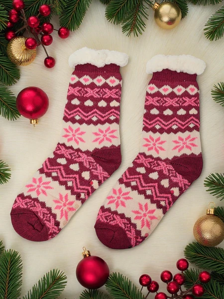Insulated Christmas Women's Socks WinterJoy