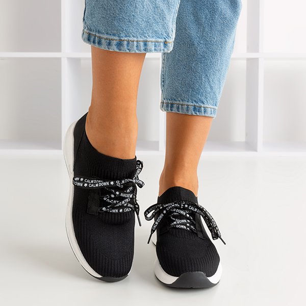 OUTLET Black Calme Women's Sports Shoes - Footwear