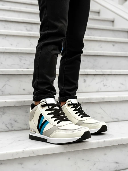 Calista Ecosystem Women's White Wedges