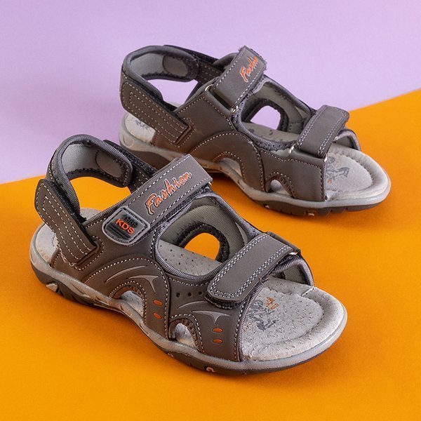 Gray boys 'Tores velcro sandals - Footwear