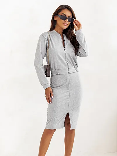 Royalfashion Casual women's set with skirt