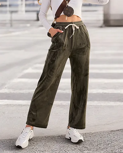 Royalfashion Women's sweatpants a'la velour