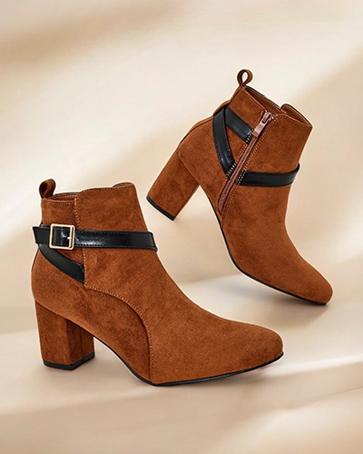 Royalfashion Women's platform ankle boots Eloron