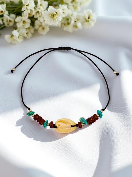 Women's bracelet with Oceania shell Time