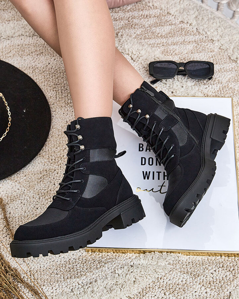 Royalfashion Women's Hovienta lace-up boots