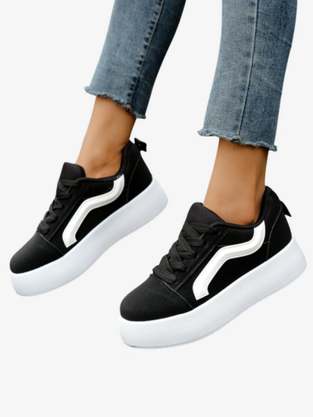 Royalfashion Women's Platform Sport Sneakers Ensis