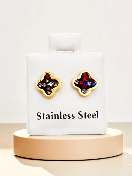 Royalfashion Women's earrings with cubic zirconia