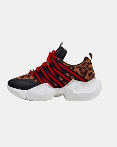 Royalfashion Women's sporty sneakers with a thicker sole Ivvert