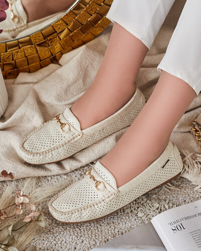 Royalfashion Women's openwork moccasins Mill