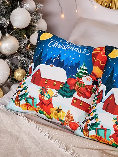 Royalfashion Decorative Christmas cushion cover
