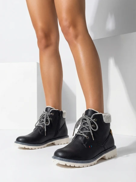 Black boy's insulated Tiptop boots - Footwear