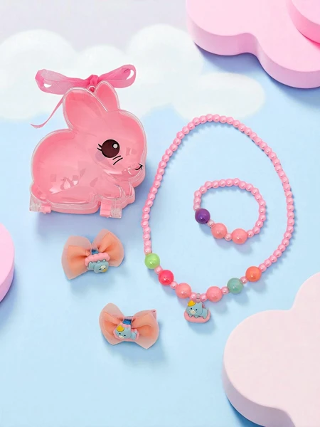Children's jewelry set Bambina Allegra Pink