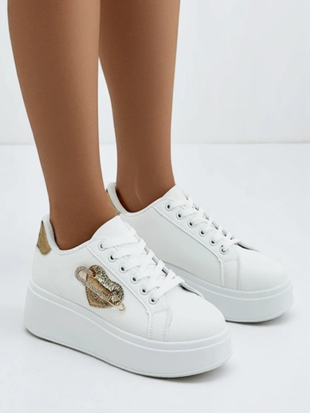 Royalfashion Women's platform sports sneakers Lovig