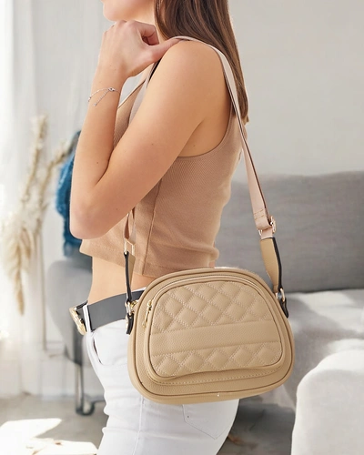 Royalfashion Oval small women's handbag made of eco-leather