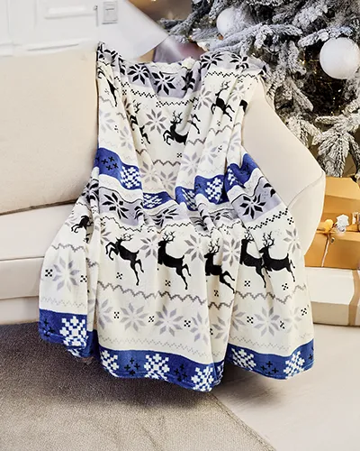 Royalfashion Christmas throw blanket 200x220