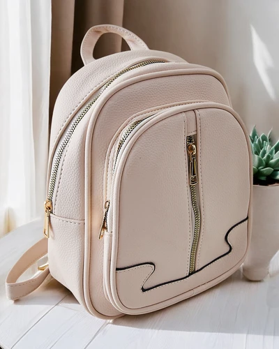 Royalfashion Small women's eco-leather backpack