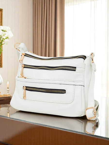 Royalfashion Small square handbag made of eco leather Niva Time