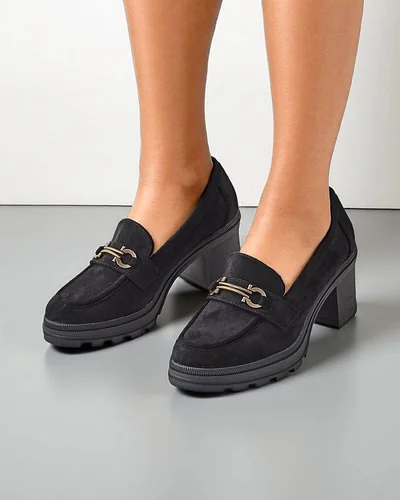 Royalfashion Women's heeled loafers Tollinge