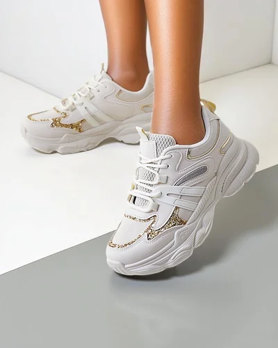 Royalfashion Women's Sport Sneakers on a Thick Sole Aimo