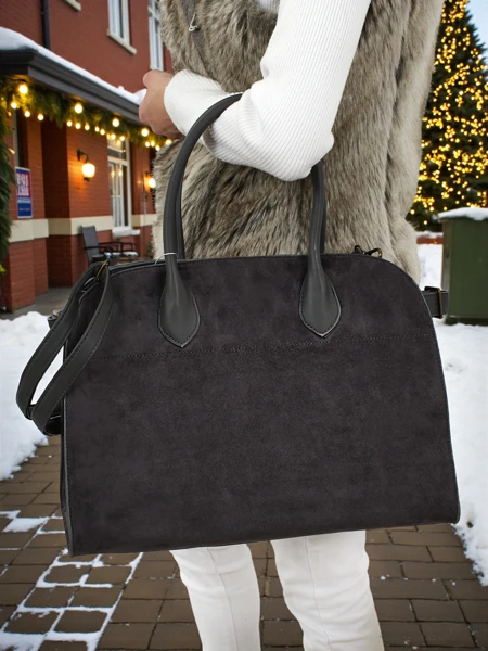 Dorelle Women's Eco Suede Shopper Bag