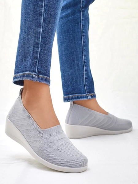 Royalfashion Women's moccasins on a low wedge Epoles