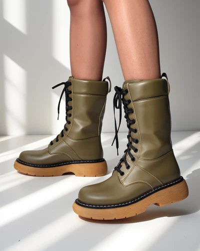 Royalfashion Women's worker boots Megie