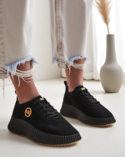 Royalfashion Women's perforated sport sneakers Tobin