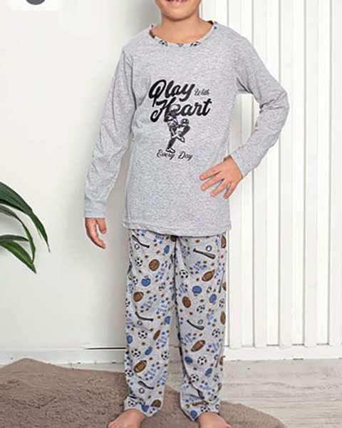 Boys' print pajamas