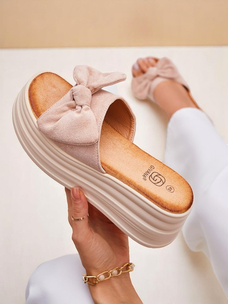 Royal Fashion Women's Platform Slides Givan