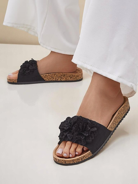 Royalfashion women’s slides with floral accents Occes