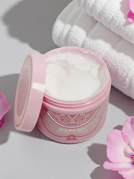 Light Pink Brightening and Moisturizing Face and Neck Cream