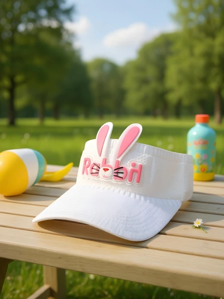 Royalfashion Children's Sun Visor Rabbit Ears