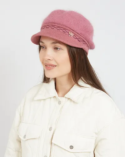 Royalfashion Women's Beret with Peak