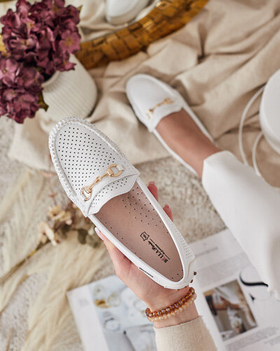 Royalfashion Women's openwork moccasins Mill