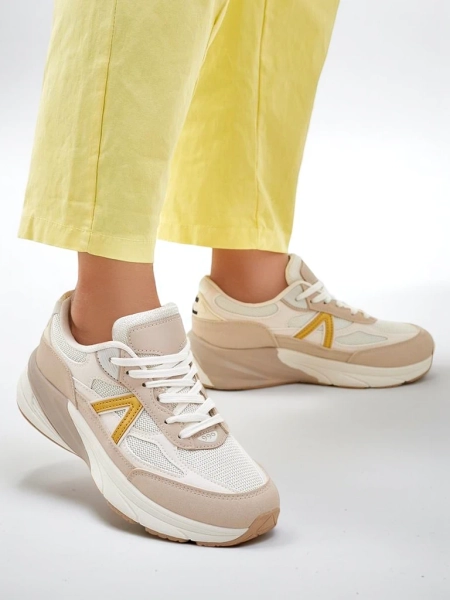 Royalfashion Sports sneakers for women with thicker soles Moderax